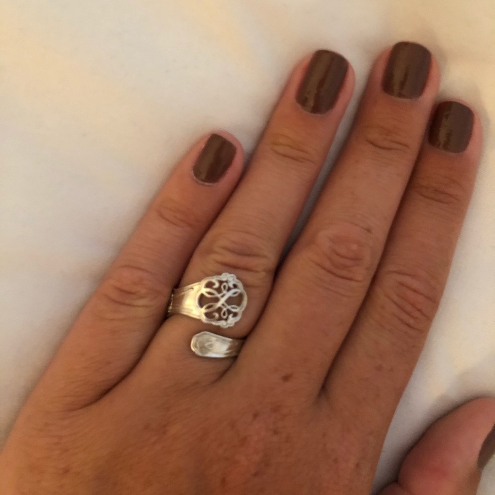 Alex and Ani Silver Spoon Ring